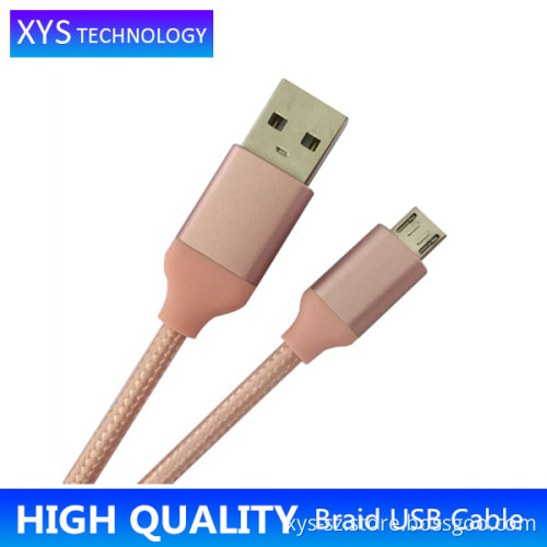 Alibaba com hotselling Nylon Braid USB Cable, New Products 2016 High Quality USB Cable/